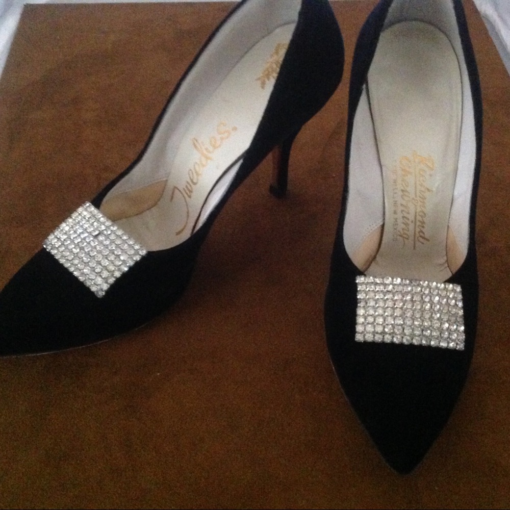 Vintage "Musi" Co. Rhinestone Shoe Clips